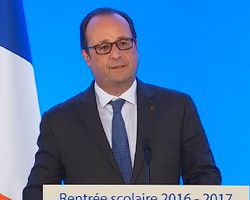 Discours du président de la République à l'occasion de la rentrée scolaire