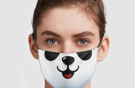 Panda Face Mask