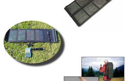 Les panneaux solaires photovoltaïques pliables souples