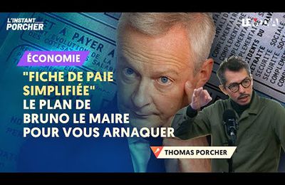 LE PLAN DE BRUNO LE MAIRE POUR VOUS ARNAQUER