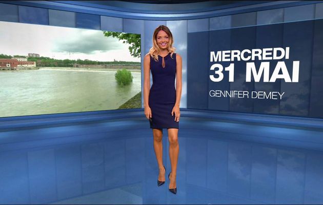 Gennifer Demey Météo M6 le 31.05.2017