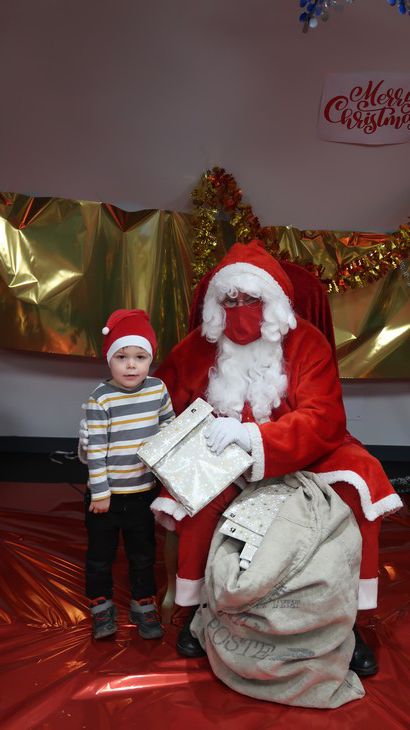 Le Père-Noël est venu à l'école... photos individuelles