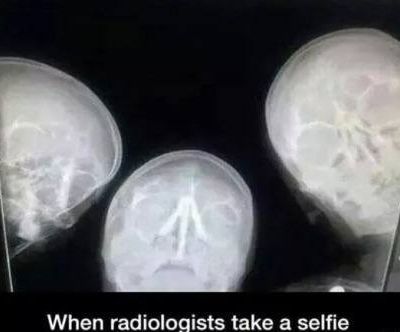 Humour Selfie: La pose des radiologues
