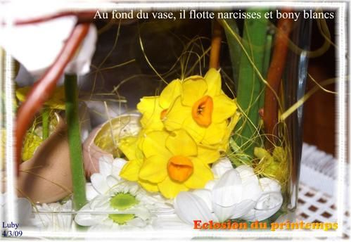 Mes compositions d'art floral de fleurs naturelles