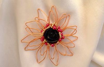 broche fleur