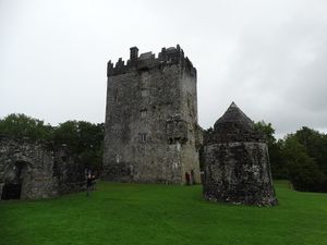 Chateau d'Aughnanure, et rivière de "Guinness" tout autour...