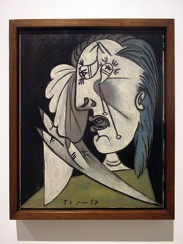 Femme qui pleure. Picasso.