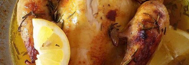Poulet au miel et au citron.