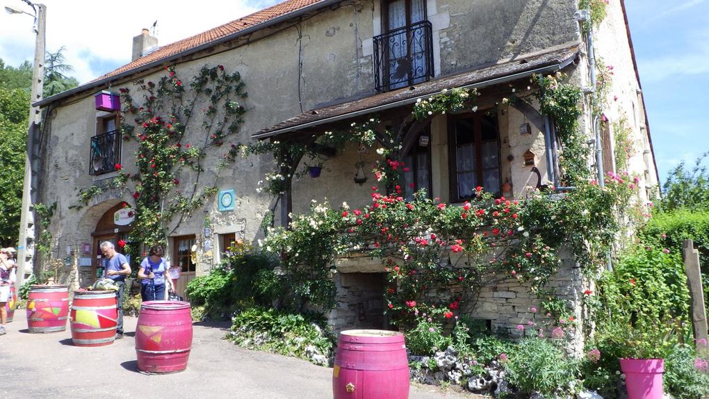 Dégustation de produits à base essentiellement de cassis dans cette ferme !