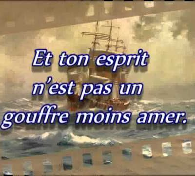  Charles Baudelaire : L'homme et la mer