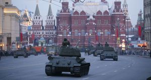 Moscou: répétition nocturne de la Parade de la Victoire