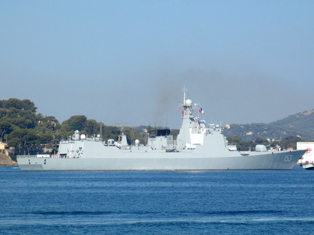 XI AN , 153 , Destroyer de la marine chinoise arrivant dans le port de Toulon le 01 juillet 2019