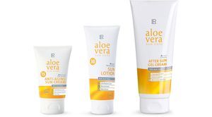 Produits solaires à l'Aloe Vera