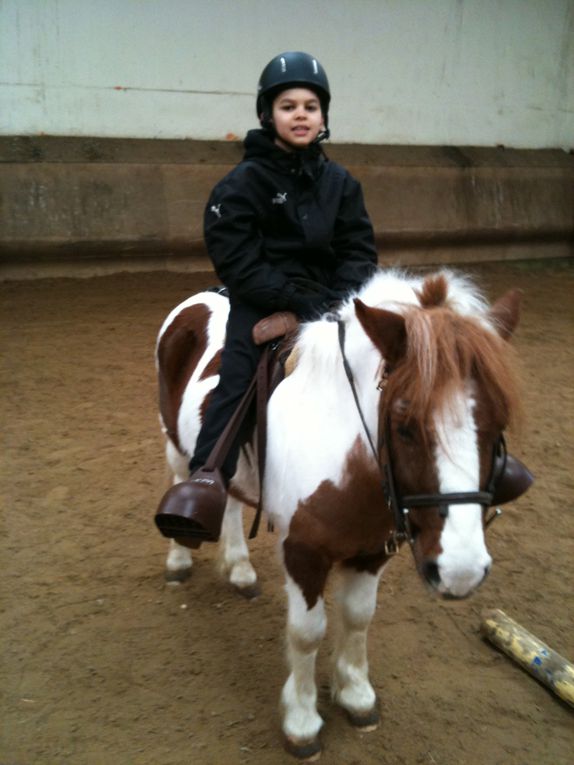 Les élèves de l'école Louise Michel et leurs poneys...