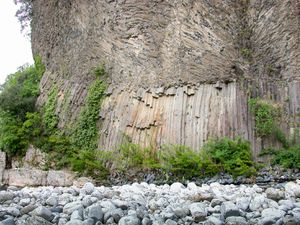 Les coulées basaltiques (cliquer sur les images pour les agrandir)