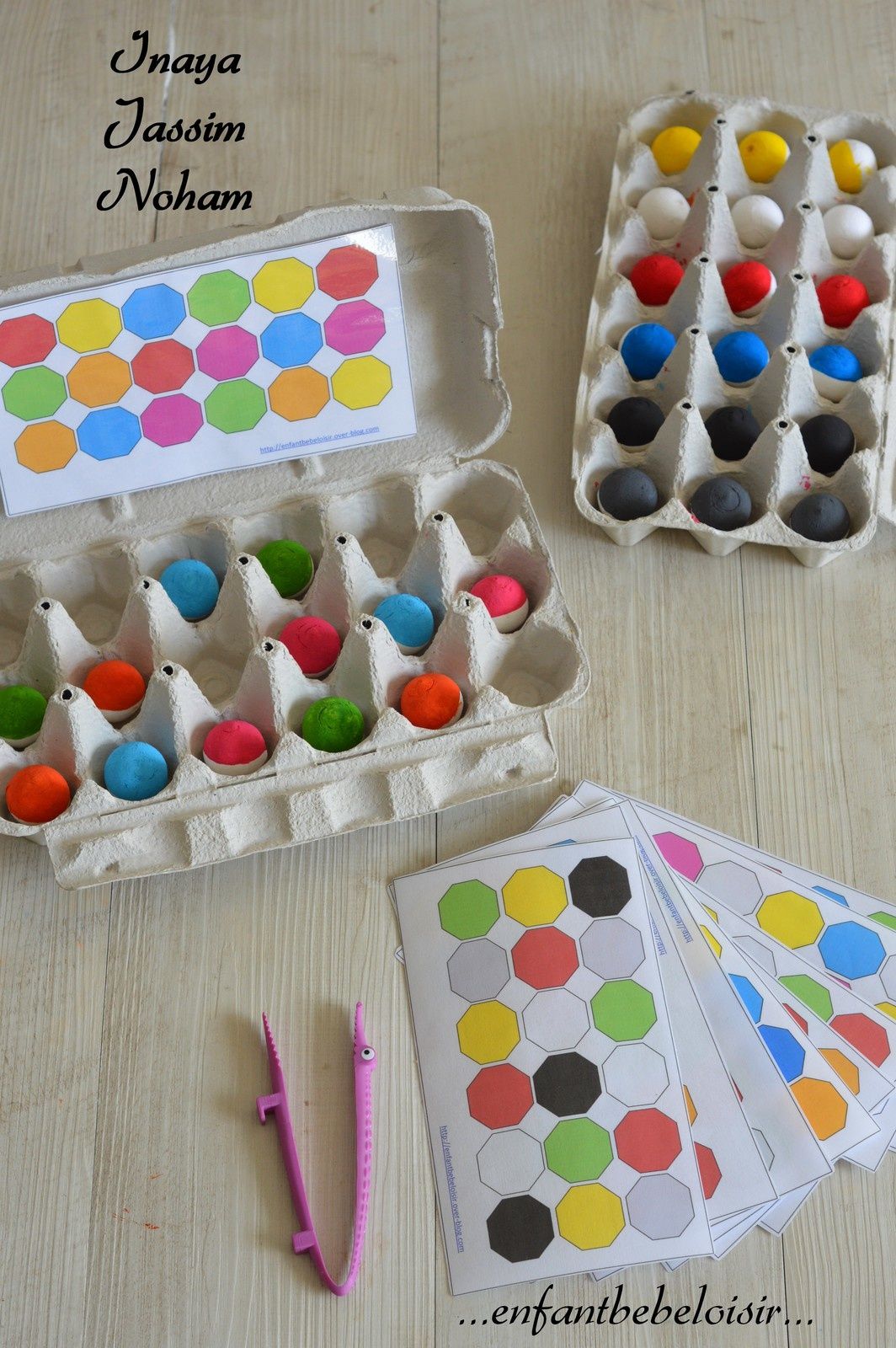 Montessori Activité à Imprimer 2 3 Ans Pdf Apprendre les couleurs PDF à imprimer - enfant bébé loisir