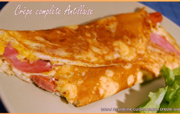 Crêpes complètes Antillaises