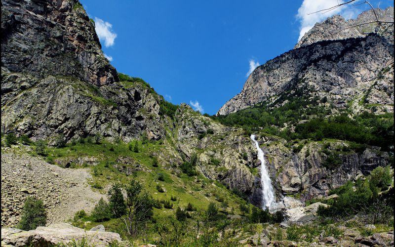 Panoramique à la montagne