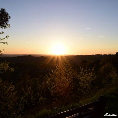 Coucher de soleil en Corrèze