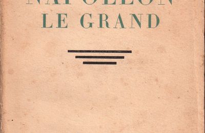 J.-H. Rosny aîné "Napoléon Le Grand" (Editions des Portiques - 1931) [service de presse]