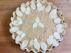 Tourte aux pommes et fruits rouges