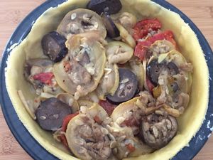 Tarte aux légumes (ou comment recycler vos restes de Tian)