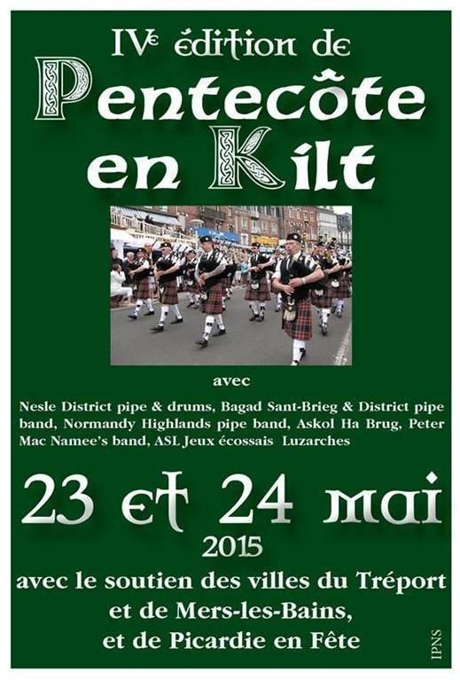 LA PENTECÔTE EN KILT...à MERS LES BAINS...