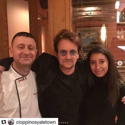 Bono à Cioppino's Mediterranean Grill -Vancouver -07/05/2017