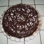 Tarte gâteau à la crème au chocolat