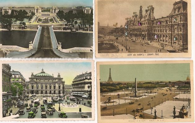Cartes postales PARIS au siècle dernier