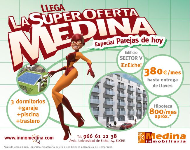 Estrategia de venta, posicionamiento y campañas de publicidad
www.inmomedina.com