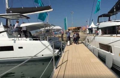 Vidéo Salon du Multicoque 2018 – 60 bateaux présents dont 11 premières mondiales à La Grande-Motte !