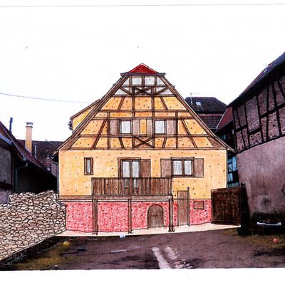 Réaménagement d'une maison de village alsacien