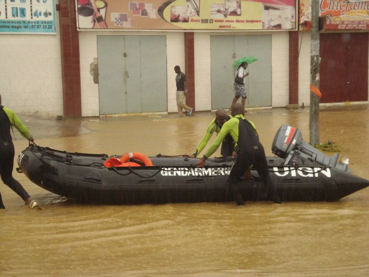 Images des innondations à Abidjan Juin 2010