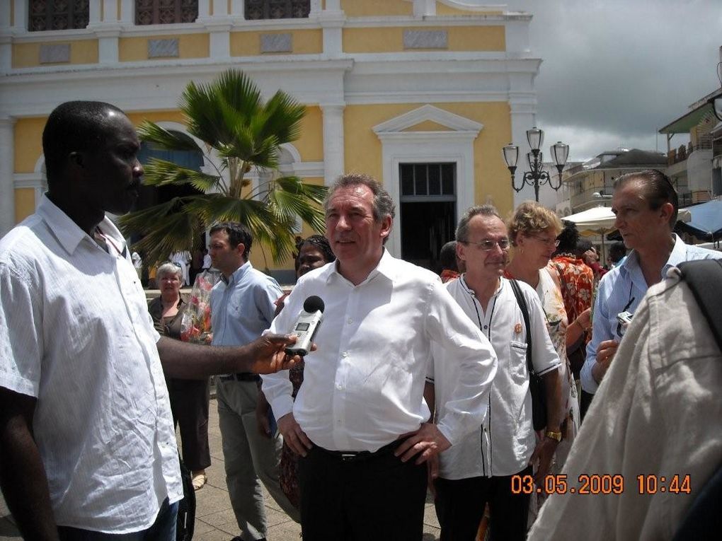 La visite de François Bayrou en Guadeloupe en images...