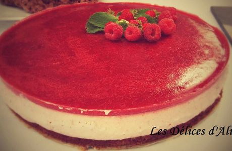 Bavarois fraise-menthe