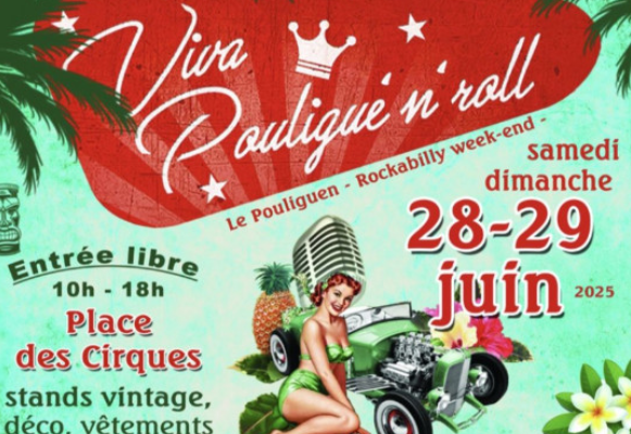Le Pouliguen - Viva Pouligue'n' Roll : Rockabilly weekend les samedi 28 et dimanche 29 juin 2025