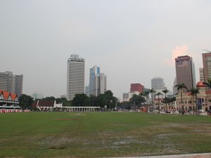 Merdeka Square et le palais du Sultan Abdul Samad