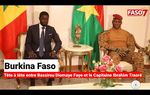 Rencontre entre le président Ibrahim Traore du Burkina Faso et celui du Sénégal Bassirou D. Faye.