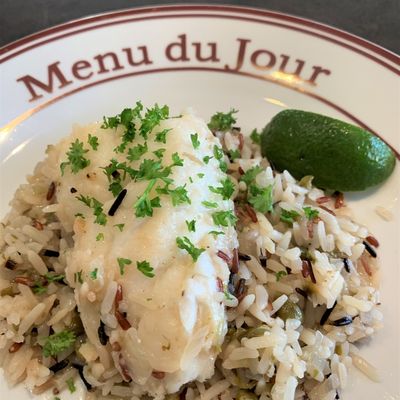 DOS DE CABILLAUD A LA PERUVIENNE