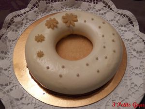 Entremets au raisin blanc et à l'orgeat