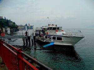 Bateaux assurant la navette sur le Lac de Côme