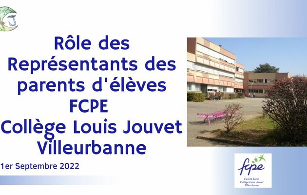 Découverte des rôles des représentants des parents d'élèves au collège