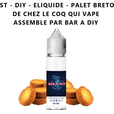 Test - Eliquide - Palet Breton de chez Le Coq Qui Vape