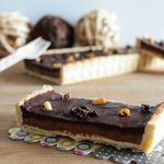 Tarte gourmande chocolat caramel au beurre salé