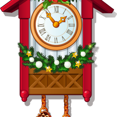 Horloge - Coucou - Noël - Render-Tube - Gratuit