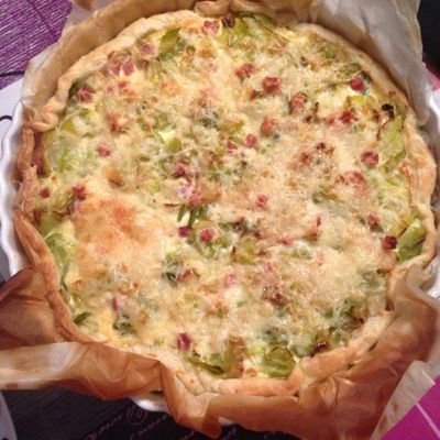 Quiches poireaux/des de jambon