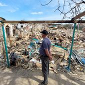 REPORTAGE. Guerre en Ukraine : sous le déluge des bombes russes, le village frontalier de Velyka Pysarivka devenu champ de ruines