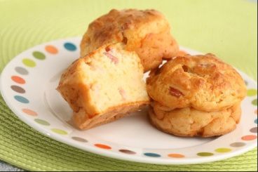 Muffins lardons fromage