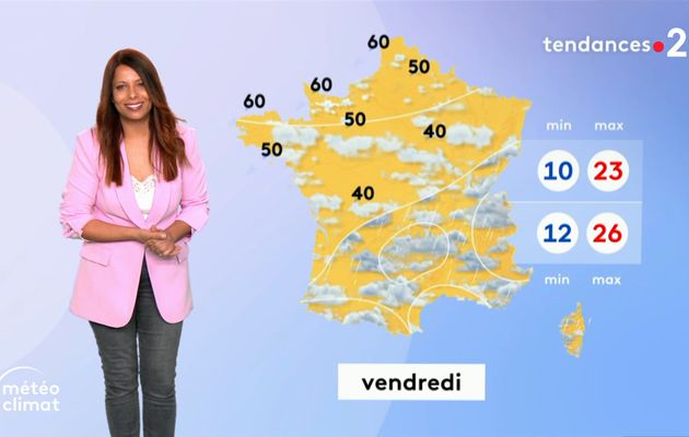 Myriam Seurat Journal Météo Climat France 2 le 24.05.2023